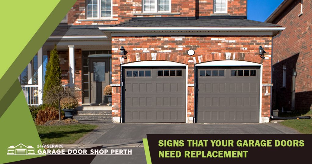 residential garage doors replacement signs